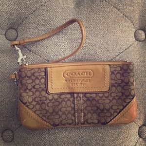 Coach wristlet